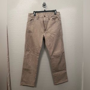 Wrangler 13MWZ 33x32 Khaki Jeans